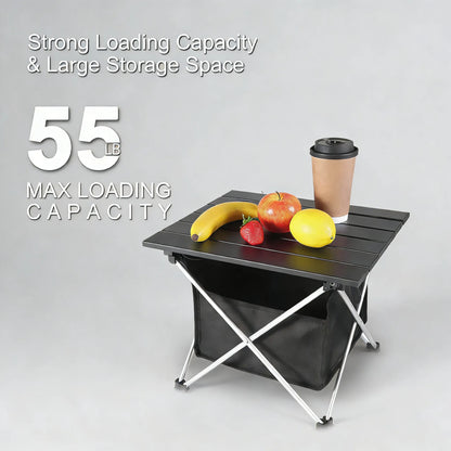 Ultralight Portable Camp Table, Aluminum with Storage Bag