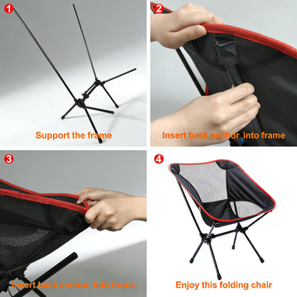 Backpacking Folding Chair, Lightweight for Adults & Outdoor Use