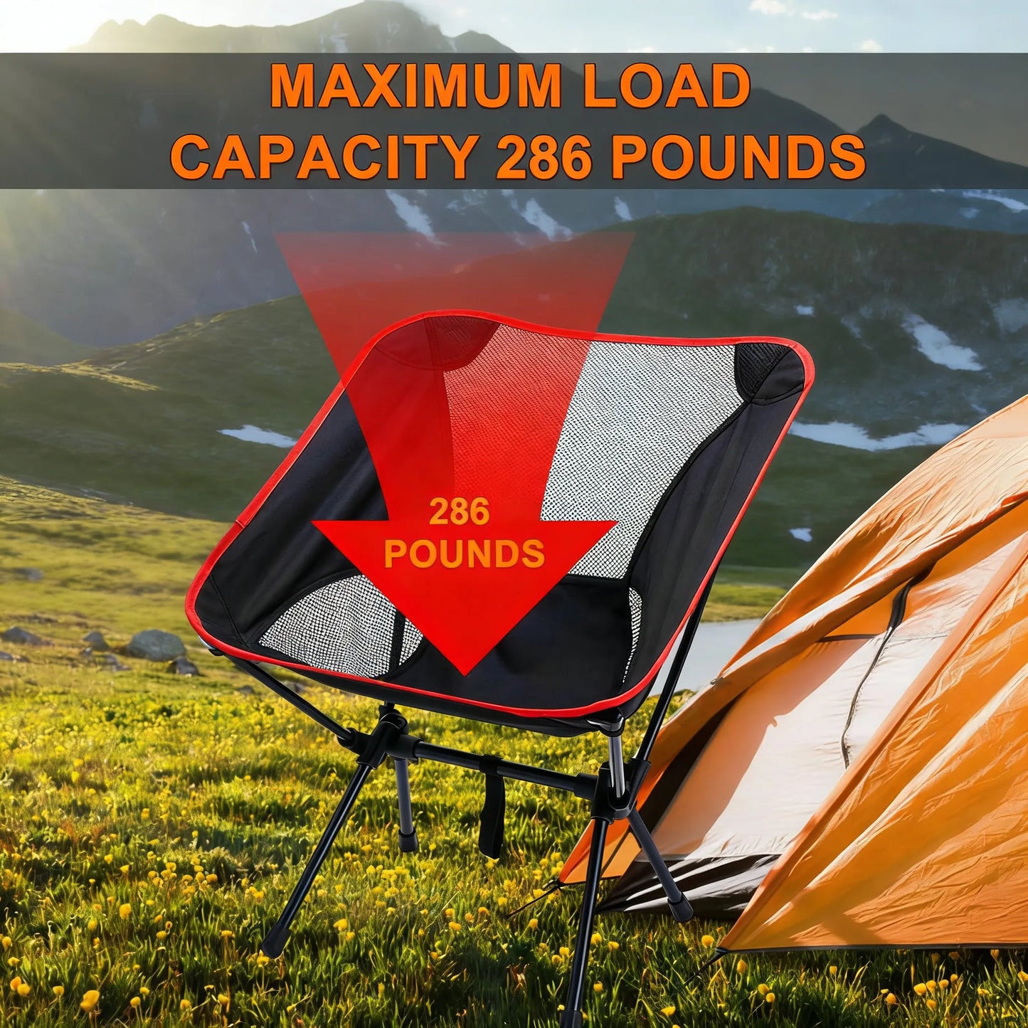 Backpacking Folding Chair, Lightweight for Adults & Outdoor Use